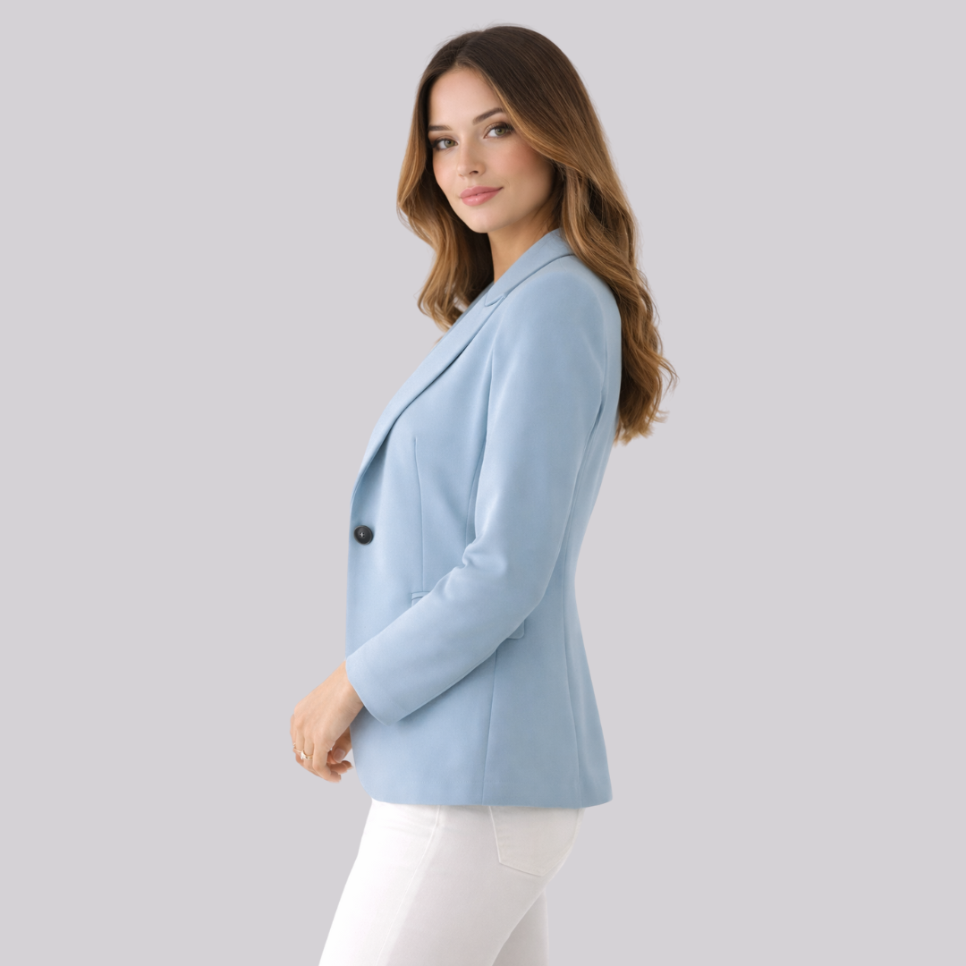 Women’s Fitted Blazer Jacket for Spring & Everyday Wear