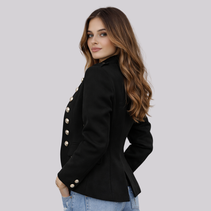Women’s military-style blazer jacket