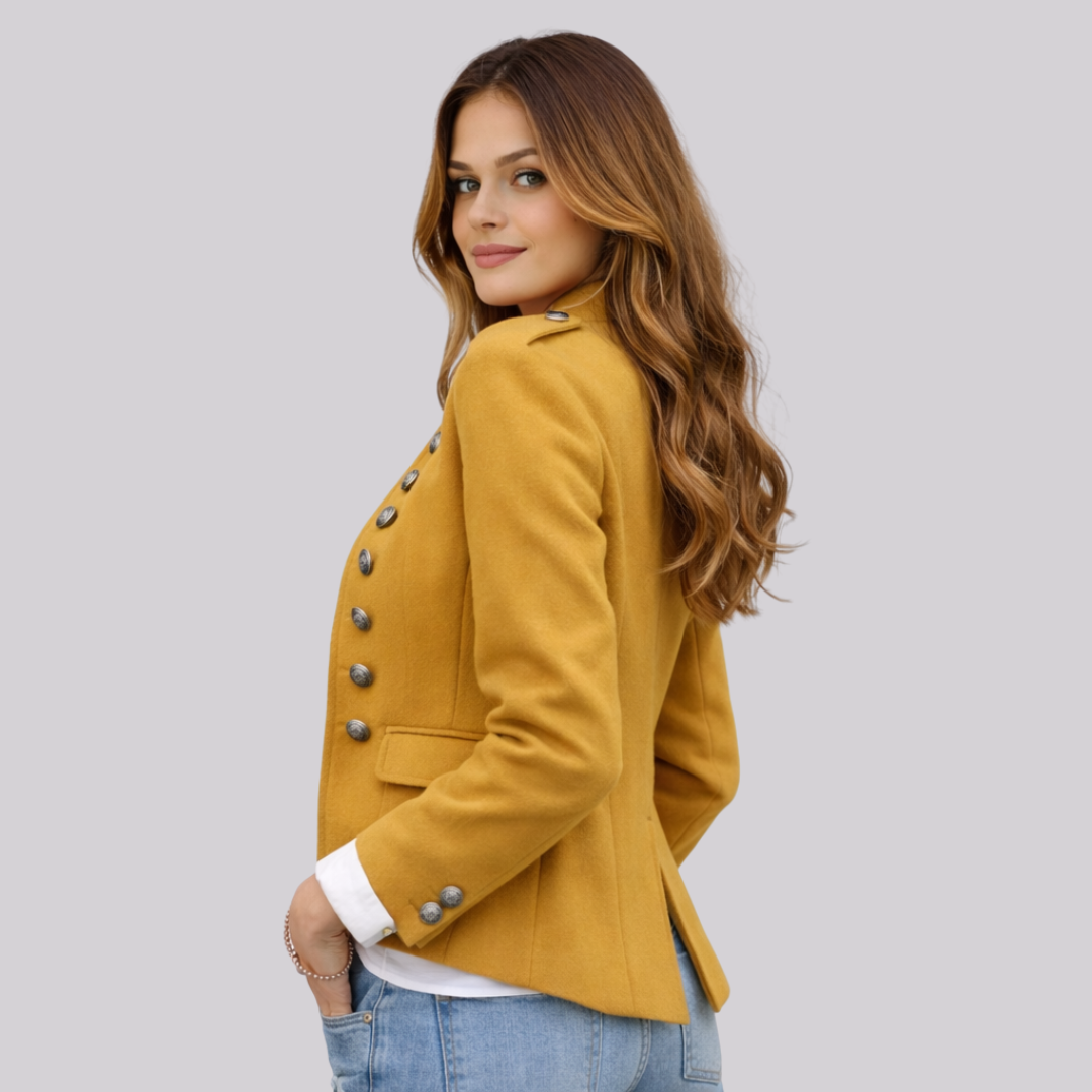 Women’s military-style blazer jacket
